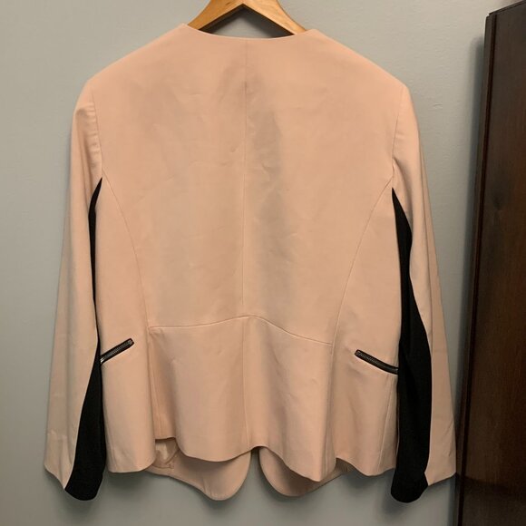 Light Pink Collarless Blazer | Nine West - Picture 3 of 6